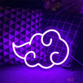 Placa Iluminaria Neon - Nuvem Akatsuki - Emina Shop Online