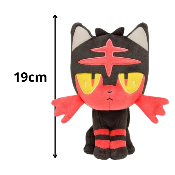 Boneco de Pelucia do Pokémon - Torracat e Litten  - 19cm~21cm