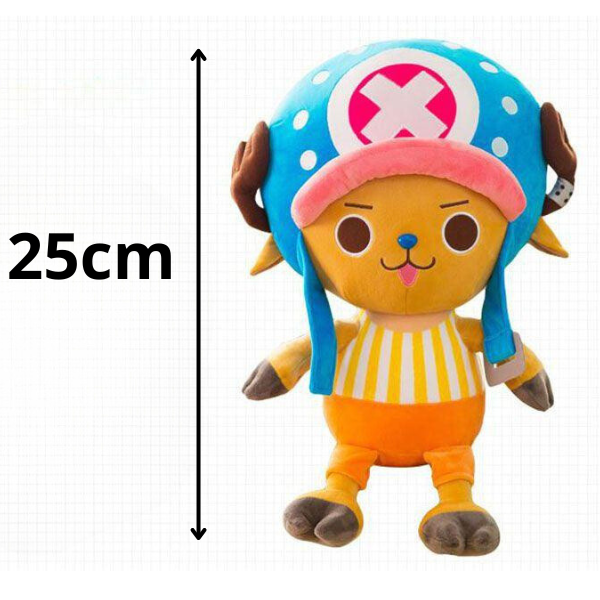 Boneco de Pelúcia do One Piece - Tony Tony Chopper - 25cm