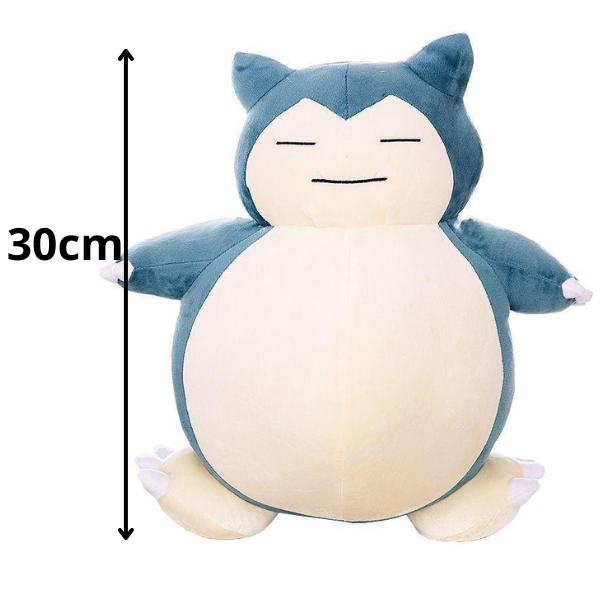 Boneco de Pelúcia do Pokémon - Snorlax - 30cm