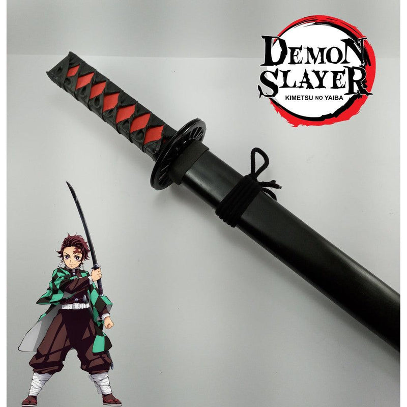 Katana - Espada do Tanjiro Demon Slayer - em Madeira - Emina Shop Online