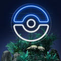 Placa Iluminaria Neon - Pokéball do Pokémon - Emina Shop Online