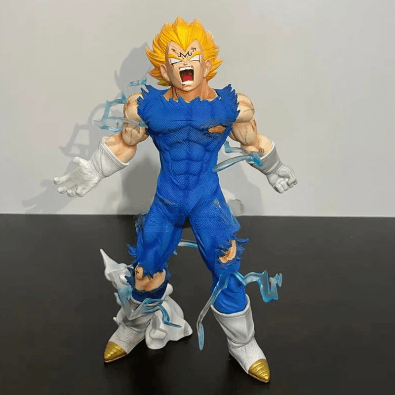 Action Figure - Dragon-Ball Vegeta Super Sayajin Figura Auto-destruição Majin 27cm - Emina Shop Online