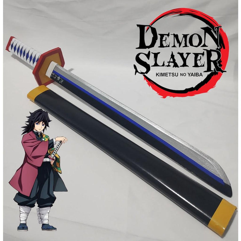 Katana - Espada do Tomioka Demon Slayer - em Madeira - Emina Shop Online