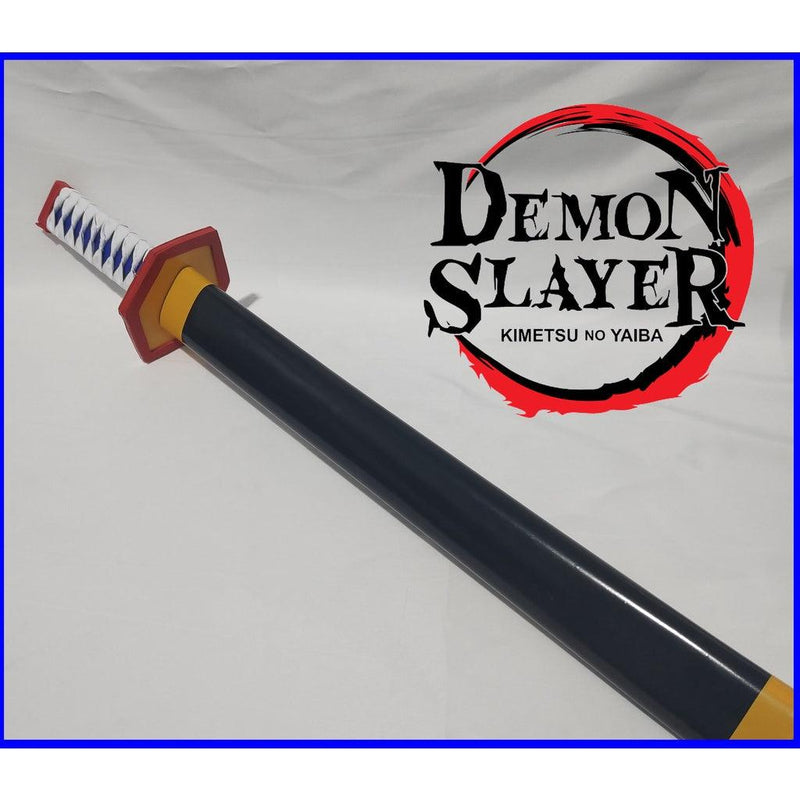 Katana - Espada do Tomioka Demon Slayer - em Madeira - Emina Shop Online