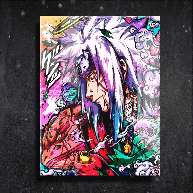 Quadro Metalizado - Jiraya Senin Anime Naruto - Emina Shop Online