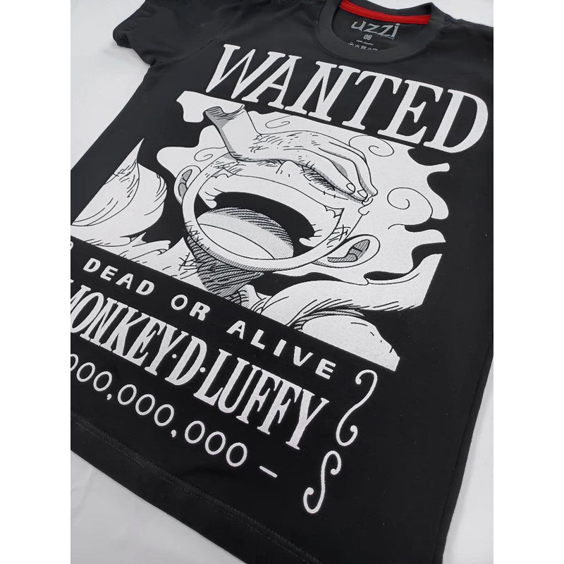 Camiseta - One Piece Luffy GEAR 5 Wanted - Emina Shop Online