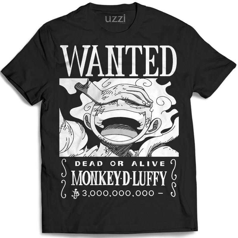 Camiseta - One Piece Luffy GEAR 5 Wanted - Emina Shop Online