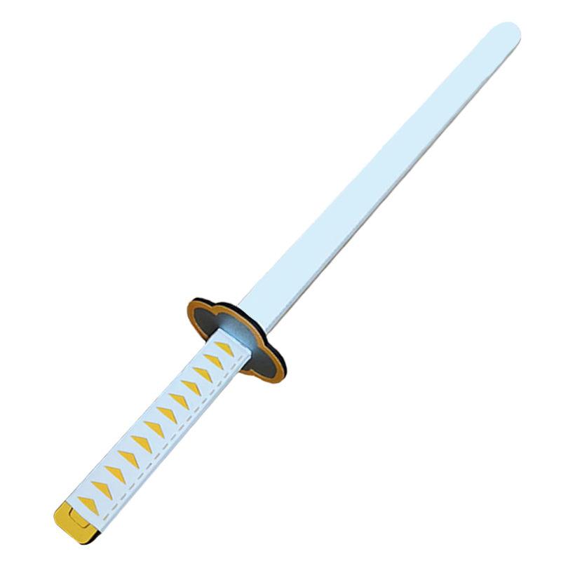 Katana - Espada do Zenitsu Demon Slayer - em Madeira - Emina Shop Online