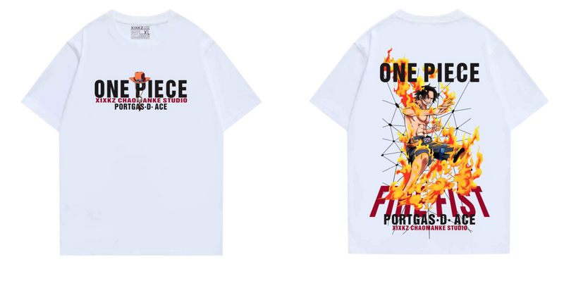 Camiseta - One Piece Luffy, Ace e Sabo - Emina Shop Online