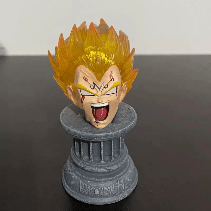 Action Figure - Dragon-Ball Vegeta Super Sayajin Figura Auto-destruição Majin 27cm - Emina Shop Online