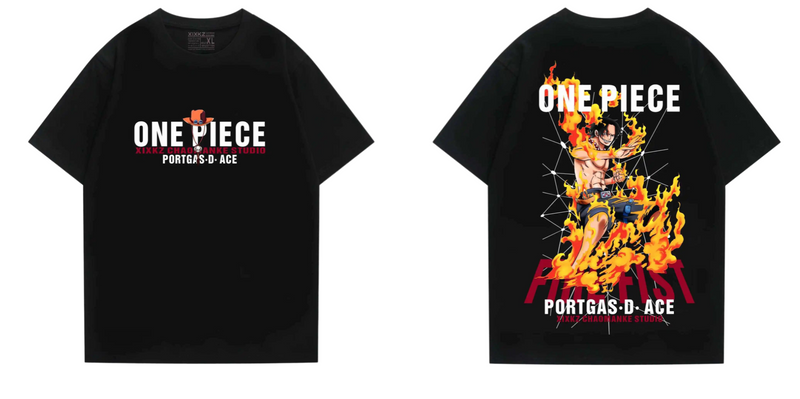 Camiseta - One Piece Luffy, Ace e Sabo - Emina Shop Online