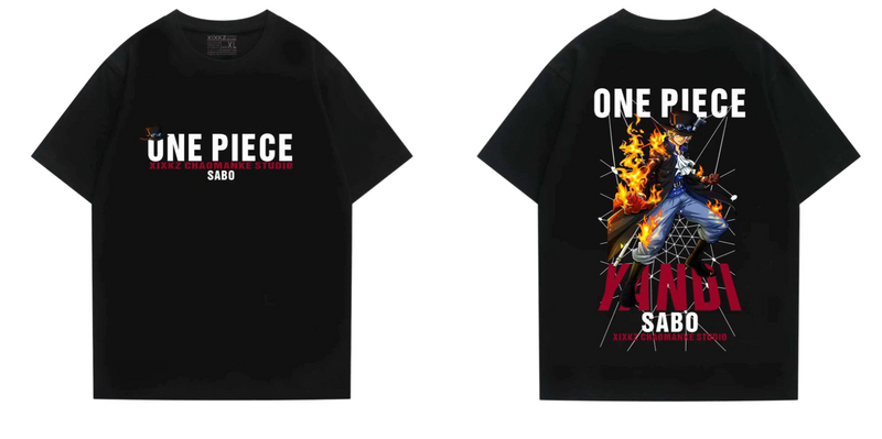 Camiseta - One Piece Luffy, Ace e Sabo - Emina Shop Online