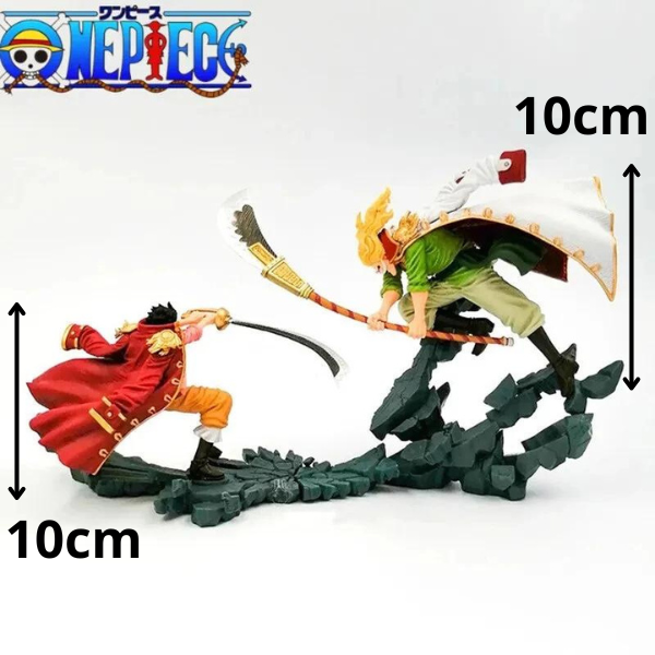 Action Figure do One Piece - Edward Newgate Vs Gol D. Roger - 10cm