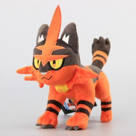 Boneco de Pelucia do Pokémon - Torracat e Litten  - 19cm~21cm