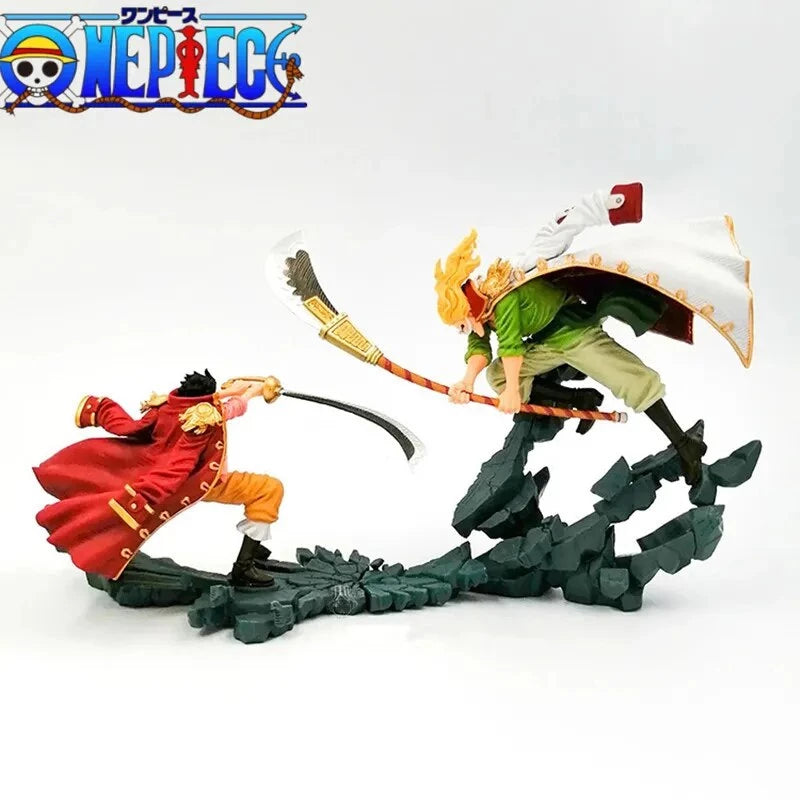 Action Figure - One Piece Edward Newgate Vs Gol D. Roger Duelo de Gigantes 10cm - Emina Shop Online