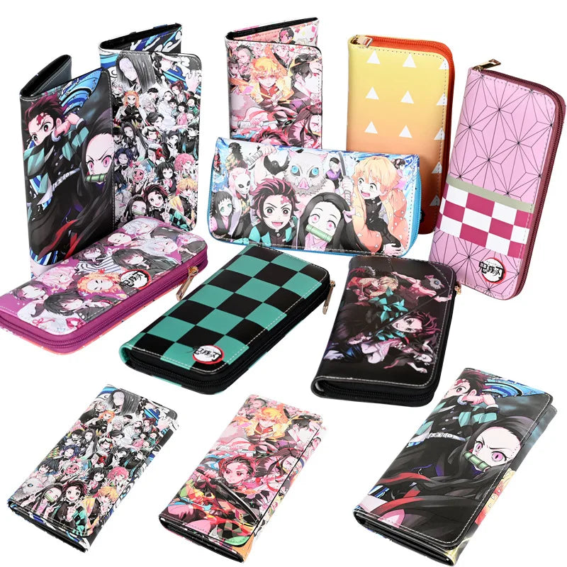 Carteira Demon Slayer - Vários Tipos de Carteira do Anime Kimetsu no Yaba - Emina Shop Online