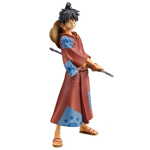 Action Figure - One Piece Luffy e seus Amigos em Wano 18cm - Emina Shop Online