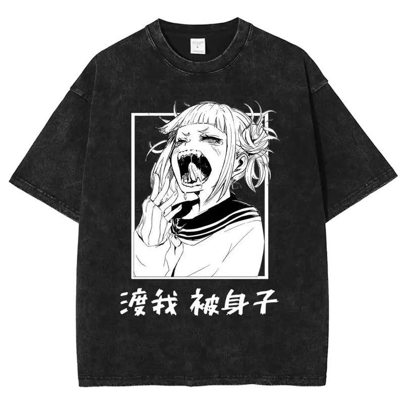 Camiseta Retro - Boku no Hero Toga Himiko - Emina Shop Online