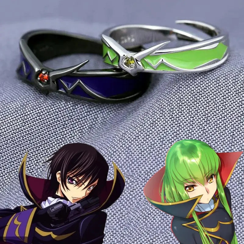 Anel - Anel Code Geass - Par de Aneis Unixes - Emina Shop Online